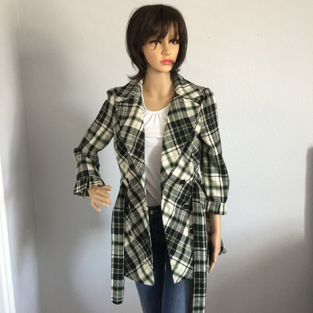 3/4 Sleeve Trench Coat Style